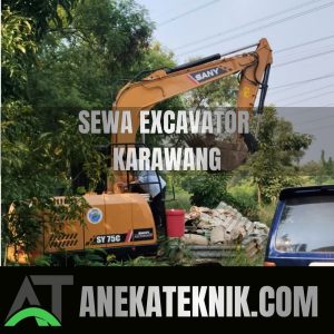 Sewa excavator karawang