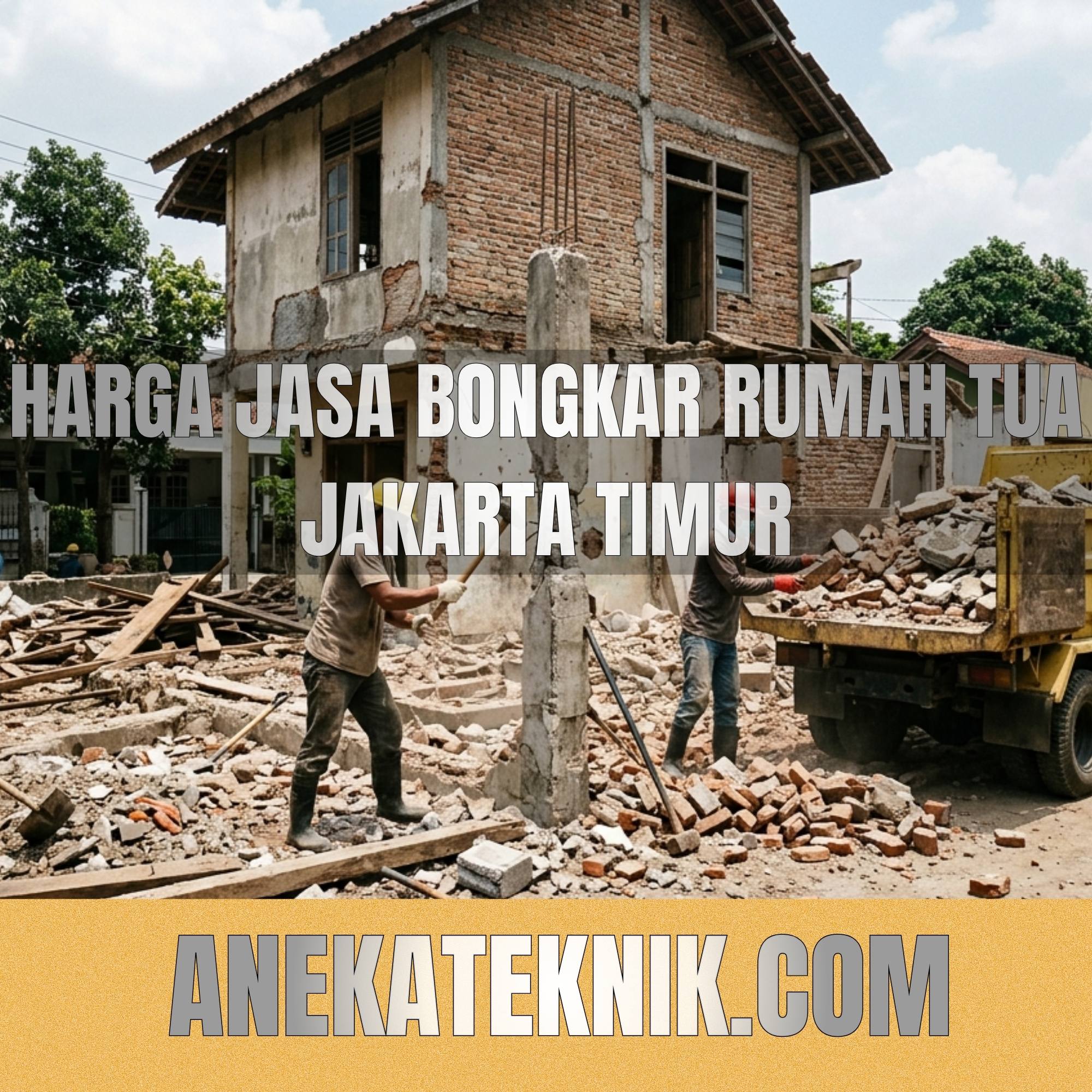 Harga Jasa Bongkar Rumah Tua Jakarta Timur