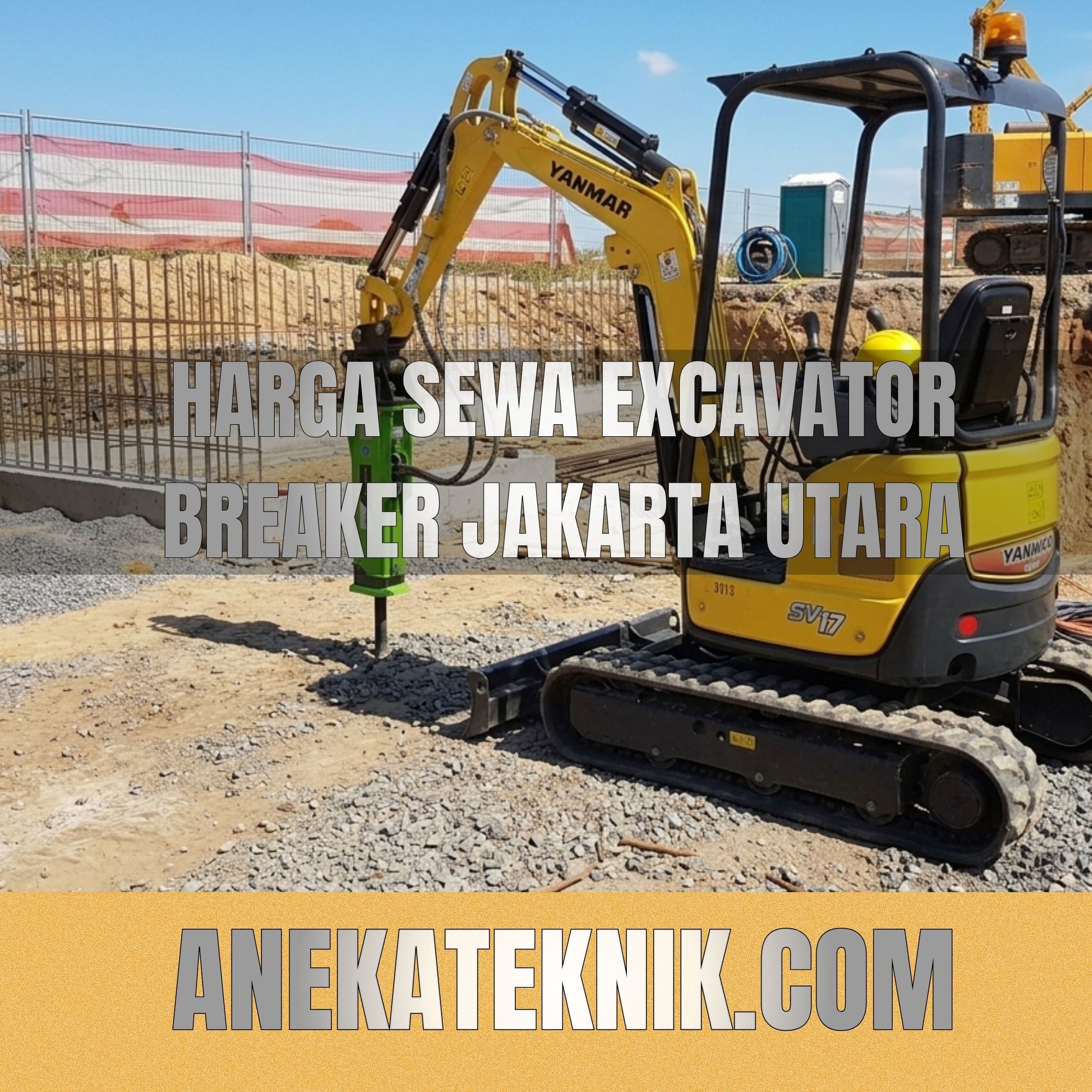 harga sewa excavator breaker jakarta utara