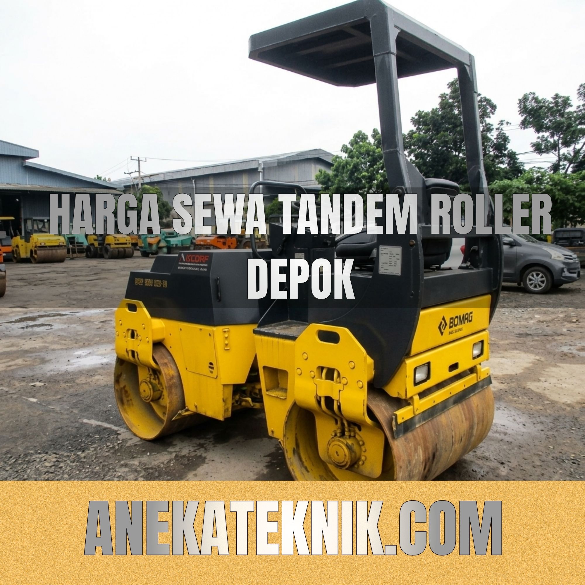Harga sewa tandem roller depok